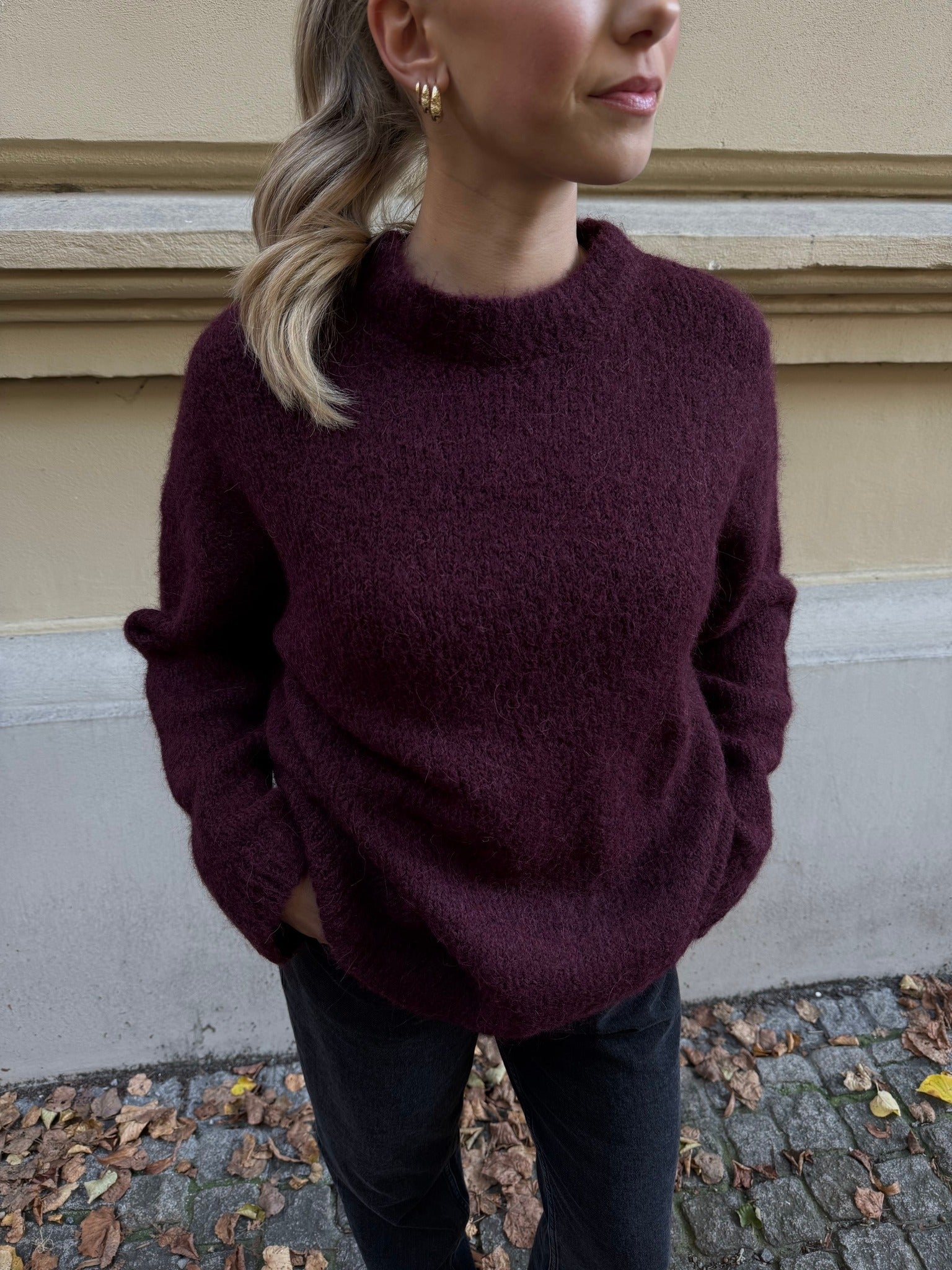 SLFGABRIELLA Pullover - Fig